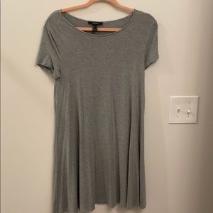 Forever Twenty One Grey T-shirt dress